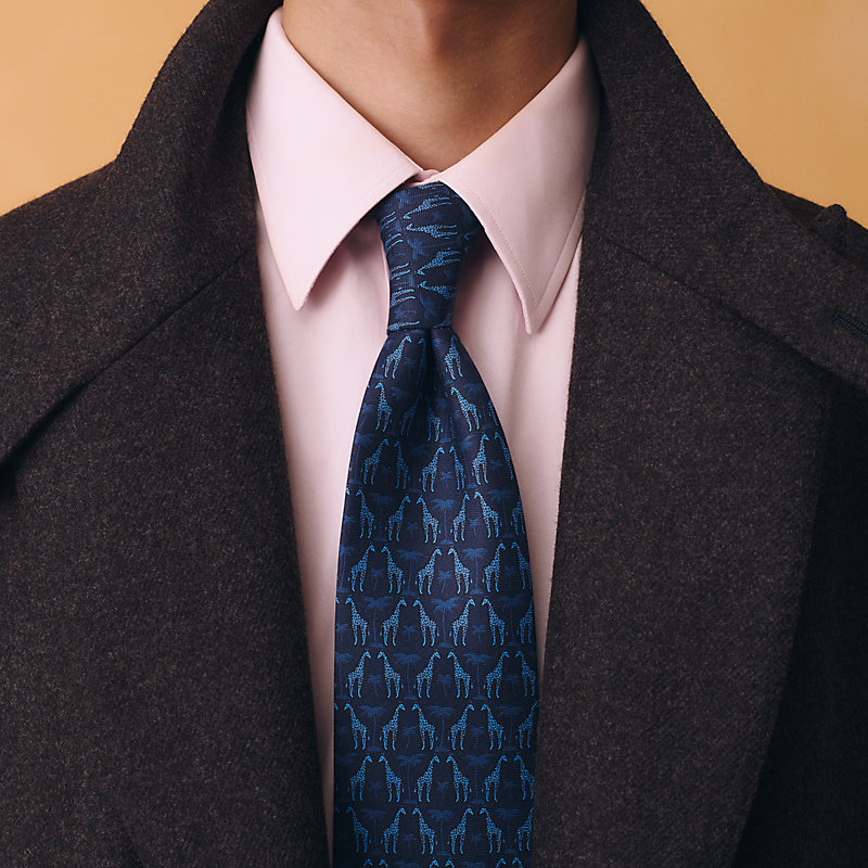 Girafes tie 8 cm | Hermès UK